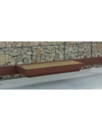 Seduta in legno da cm 100 per pensilina - cod. DN35453-DN35454-DN50522-DN50524