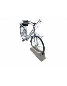 Portabici 1 posto in graniglia di marmo levigato e trattamento antidegrado - colore a scelta - cm 60x20x30h - Conforme ai CAM