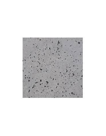 Dissuasore traffico in cemento BOMBATO - Colore grigio pietra - con fascia alluminio - cm Ø 50x75h