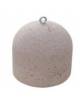 DISSUASORE VERTICALE BASSO IN CEMENTO DA KG 200 - COLORE BIANCO SABBIATO - CM 52X52X52H - Conforme ai CAM