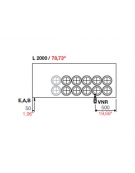 Banco N° 10+10 Pozzetti gelati - VENTILATO ( Carapine escluse)