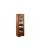 Cantinetta vetrina frigo per vini in legno statica multitemperatura da 72 bottiglie - cm 59x46x204h