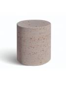 Dissuasore traffico cilindrico in graniglia di marmo levigato e antidegrado- colore a scelta - cm Ø40x70h - CAM