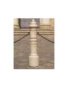 DISSUASORE TRAFFICO PARCHEGGIO ALTO STORICO IN GRANIGLIA DI MARMO SABBIATO - COLORE A SCELTA - CM Ø28x121h - CAM