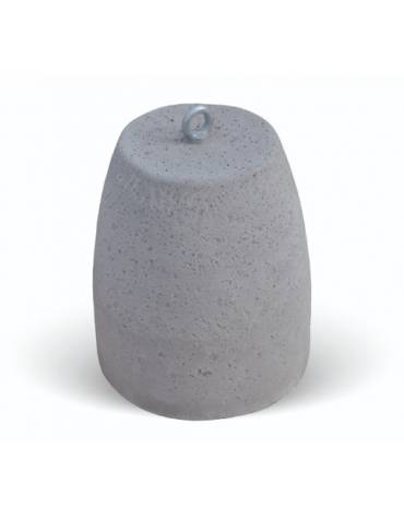 Dissuasore traffico stradale in graniglia di marmo levigato e antidegrado - colore a scelta - cm Ø40x50h - Conforme ai CAM