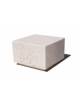 Dissuasore traffico stradale quadrato in cemento calcestruzzo - colore Grigio pietra - cm 50x50x50h