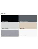 120x45x88h - Colori Grigio , Bianco , alluminio , Nero , Antracite 