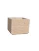 Fioriera quadrata in cemento calcestruzzo per esterno - colore Grigio pietra - cm 80x80x80h