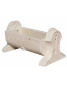 Fioriera rettangolare con fianchi in graniglia di marmo levigato e antidegrado - colore a scelta - cm 130x60x60h - Conforme CAM