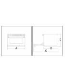 Forno microonde digitale 1000 W- 25,5 lt.