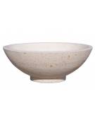 Fioriera rotonda a ciotola in cemento calcestruzzo per esterno - colore Bianco sabbiato - cm Ø139x52h - Conforme ai CAM