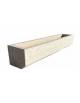 Fioriera rettangolare in cemento calcestruzzo per esterno - colore Grigio travertino - cm 204x40x39h