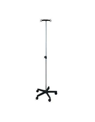ASTA FLEBO ALLUMINIO 2G.BASE CON PIEDINI