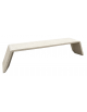 PANCHINA LINEARE CON FIANCHI INCLINATI IN GRANIGLIA DI MARMO SABBIATO PER ESTERNO - COLORE A SCELTA - CM 205x45x45H