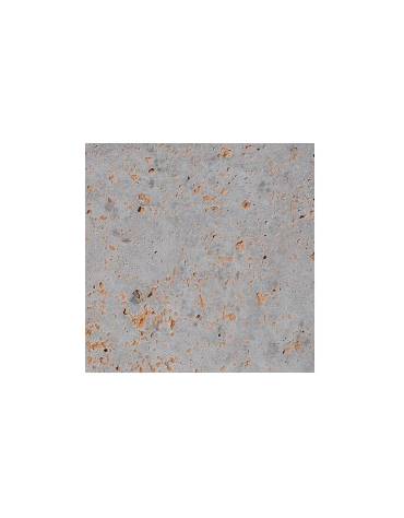 PANCHINA IN CEMENTO CON FIANCHI CURVI PER ARREDO URBANO - COLORE GRIGIO TRAVERTINO - CM 200X50X50H