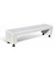 PANCHINA MONOBLOCCO IN CEMENTO - COLORE BIANCO TRAVERTINO - CON SOSTEGNI AUTOLIVELLANTI - CM 200X50X50H - Conforme ai CAM
