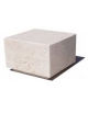 PANCHINA QUADRATA MONOBLOCCO IN GRANIGLIA DI MARMO SABBIATO - COLORE A SCELTA - CM 60X60X45H
