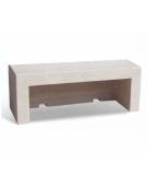 PANCHINA LINEARE PER ARREDO URBANO IN GRANIGLIA DI MARMO SABBIATO COLORE A SCELTA - CM 170x50x50h - Conforme CAM