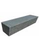 PANCHINA INCLINATA MONOBLOCCO IN CEMENTO CALCESTRUZZO - COLORE BIANCO TRAVERTINO - cm 190x60x40h - Conforme ai CAM
