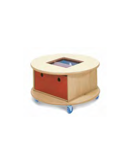 CARRELLINO PORTA GIOCHI/OGGETTI SMARRITI IN LEGNO MULTISTRATO DI BETULLA - cm Ø75x40H CARRELLINO PORTA GIOCHI/OGGETTI SMARRITI IN LEGNO MULTISTRATO DI BETULLA - cm Ø75x40H