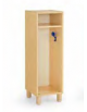 ARMADIO SPOGLIATOIO 2 POSTI A GIORNO STRUTTURA NOBILITATO LARICE - cm 36x41x114H