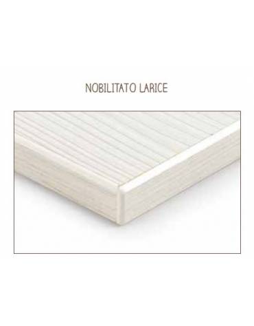 ARMADIO SPOGLIATOIO 2 POSTI CON 1 ANTA STRUTTURA NOBILITATO LARICE - cm 36x41x114H