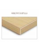 ARMADIO SPOGLIATOIO 16 POSTI (8+8) STRUTTURA NOBILITATO BETULLA CON 8 ANTE - COLORI A SCELTA - cm 138x41x148H