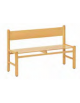 PANCA CON SCHIENALE ETA' 3/6 ANNI STRUTTURA IN LEGNO MASSELLO E SEDUTA/SCHIENALE IN FAGGIO- cm 90x33x29H