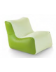 POLTRONA SOFT L MORBIDA CON RIVESTIMENTO ECOPELLE IGNIFUGO 1IM - COLORI A SCELTA - cm 65x99x41/72H