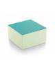 POUF ETA' 0/3 ANNI CON RIVESTIMENTO ECOPELLE IGNIFUGO 1IM - COLORI A SCELTA - cm 40x40x20H
