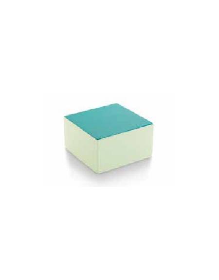 POUF ETA' 3/6 ANNI CON RIVESTIMENTO ECOPELLE IGNIFUGO 1IM - COLORI A SCELTA - cm 60x60x32H