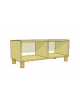 MOBILE CONTENITORE 2 VANI A GIORNO STRUTTURA NOBILITATO BETULLA O LARICE  - cm 104x41x44H