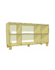 MOBILE CONTENITORE 6 VANI A GIORNO, STRUTTURA NOBILITATO BETULLA O LARICE - cm 138x41x80H