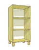 MOBILE CONTENITORE 3 VANI A GIORNO, STRUTTURA NOBILITATO BETULLA O LARICE - cm 53x41x114H