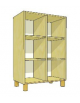 MOBILE CONTENITORE 6 VANI A GIORNO, STRUTTURA NOBILITATO BETULLA O LARICE - cm 70x41x114H