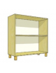 MOBILE CONTENITORE 2 VANI A GIORNO, STRUTTURA NOBILITATO BETULLA O LARICE - cm 104x41x114H