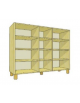 MOBILE CONTENITORE 12 VANI A GIORNO, STRUTTURA NOBILITATO BETULLA O LARICE - cm 138x41x114H
