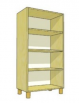 MOBILE CONTENITORE 4 VANI A GIORNO, STRUTTURA NOBILITATO BETULLA O LARICE - cm 70x41x148H