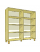 MOBILE CONTENITORE 8 VANI A GIORNO, STRUTTURA NOBILITATO BETULLA O LARICE - cm 138x41x148H