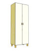 MOBILE CONTENITORE 2 ANTE - COLORE A SCELTA - 5 VANI INTERNI, STRUTTURA NOBILITATO BETULLA O LARICE - cm 70x41x196H