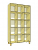 MOBILE CONTENITORE 15 VANI A GIORNO, STRUTTURA NOBILITATO BETULLA O LARICE - cm 104x41x196H