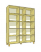 MOBILE CONTENITORE 15 VANI A GIORNO, STRUTTURA NOBILITATO BETULLA O LARICE - cm 138x41x196H