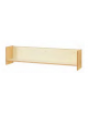 MENSOLA CON FIANCHI, STRUTTURA E SCHIENA IN MULTISTRATI DI BETULLA BILAMINATO IN HPL - cm 120x26x33H