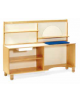 MOBILE GIOCO BAMBOLA, STRUTTURA IN LEGNO MULTISTRATI DI BETULLA - cm 150x40x60/110H