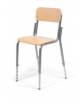 SEDIA PER SCUOLA REGOLABILE IN ALTEZZA IN LEGNO FAGGIO - GRANDEZZA DALLA 3 ALLA 6 - CONFORME AI CAM