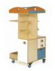 CARRELLO IL TRASFORMISTA, STRUTTURA IN MULTISTRATI DI BETULLA - cm 60x60x120H
