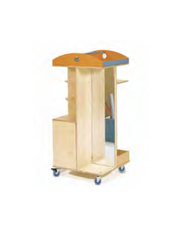 CARRELLO IL TRASFORMISTA, STRUTTURA IN MULTISTRATI DI BETULLA - cm 60x60x120H