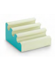 ONDULOSO MORBIDO CON RIVESTIMENTO IN ECOPELLE IGNIFUGA CLASSE 1IM - COLORI A SCELTA - cm 60x60x30H