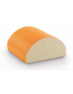 DUNETTA MORBIDA CON RIVESTIMENTO IN ECOPELLE IGNIFUGA CLASSE 1IM - COLORI A SCELTA - cm 60x60x10/30H