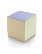 CUBO MAXI MORBIDO CON RIVESTIMENTO IN ECOPELLE IGNIFUGA CLASSE 1IM - COLORI A SCELTA - cm 50x50x50H